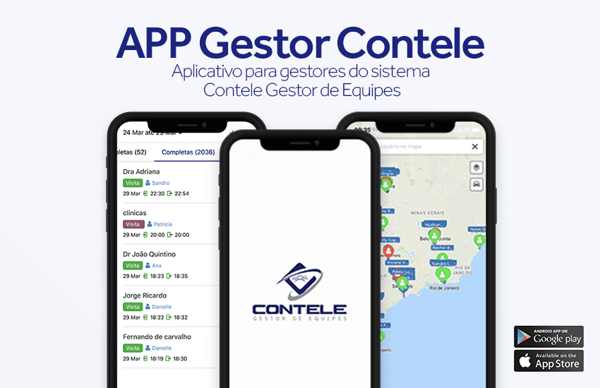 APP Gestor Contele: Aplicativo para Gestão de Equipes Externas